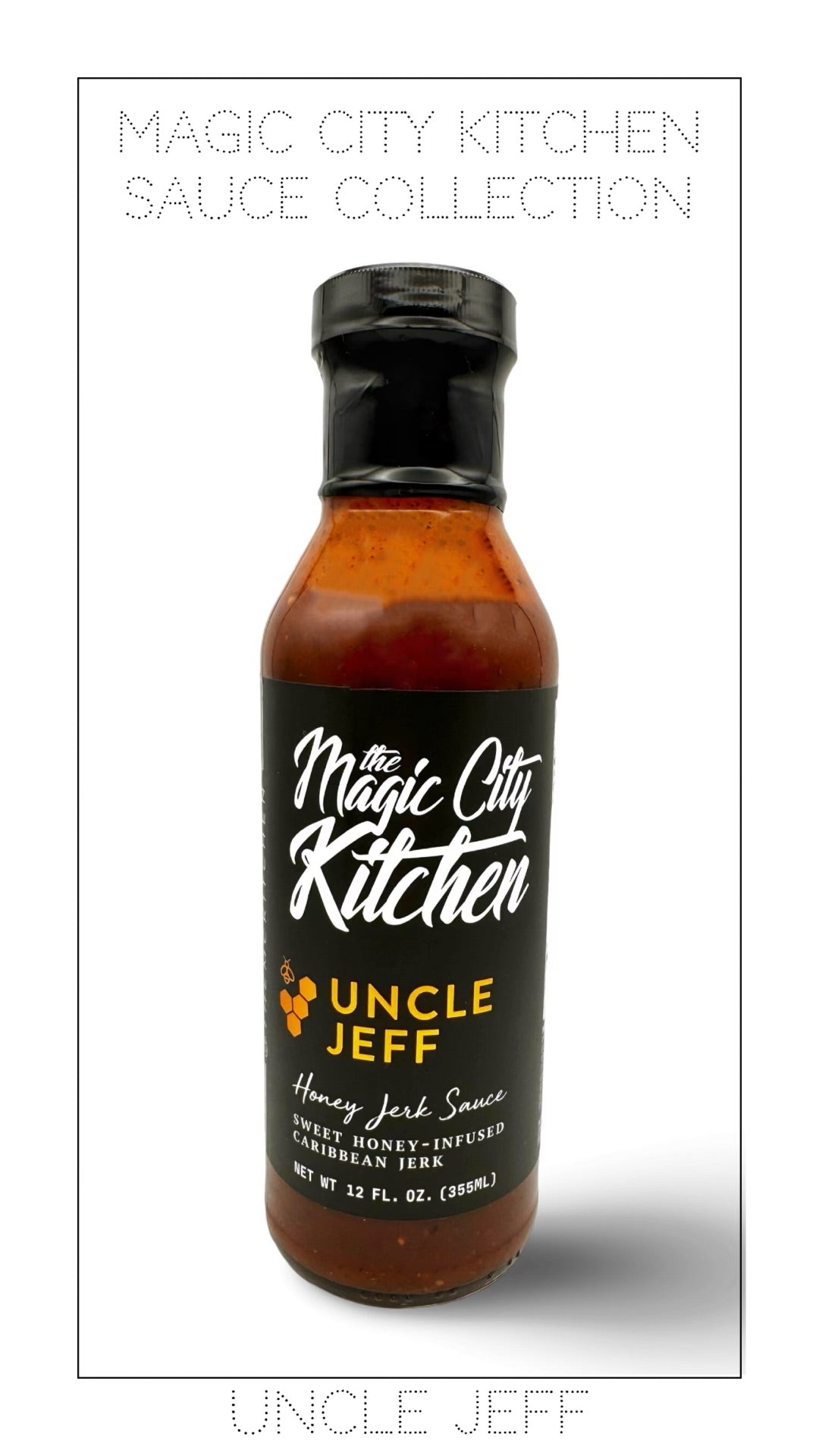Uncle Jeff Sauce Bottle